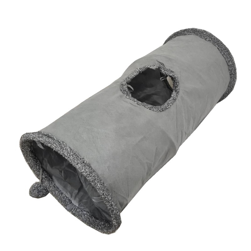 Grey Design Tunnel Toy fot Cats