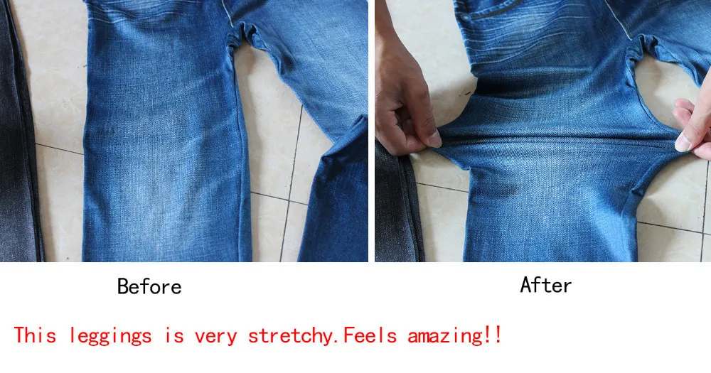 Jeans Stylized High Waist Leggings