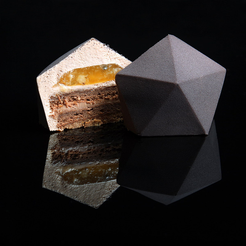 Geometrical 3D Silicone Cake Mold