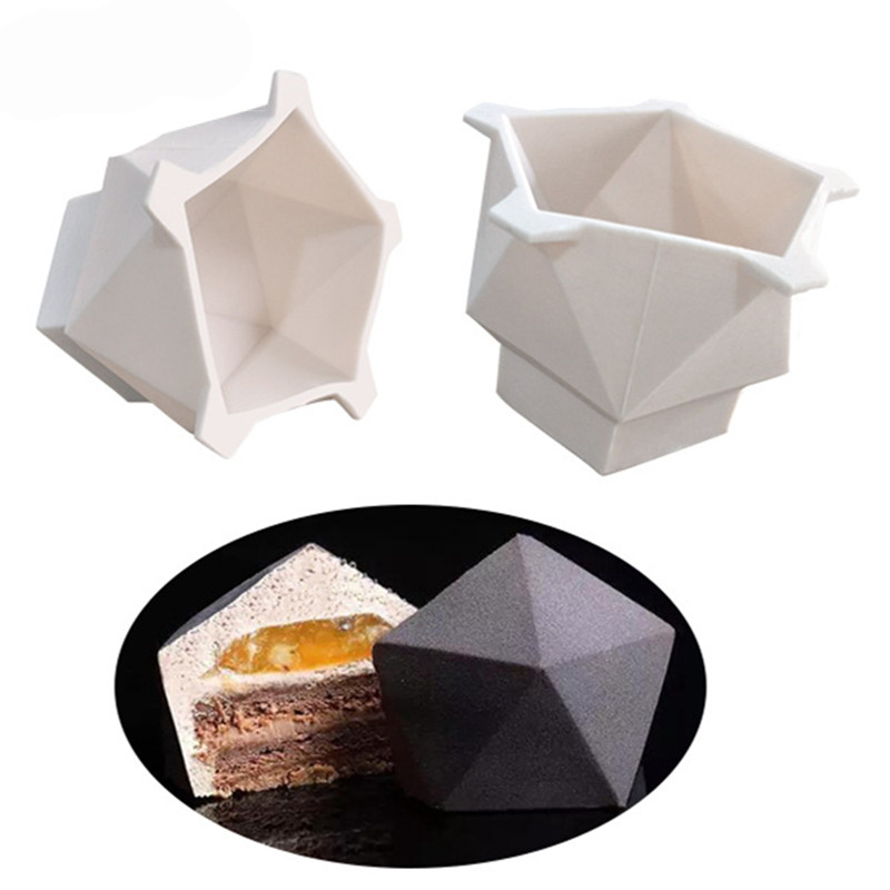 Geometrical 3D Silicone Cake Mold