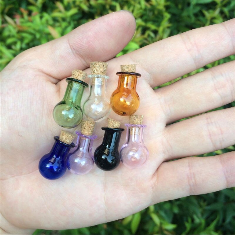 Mini Glass Bottles in Ball Shape