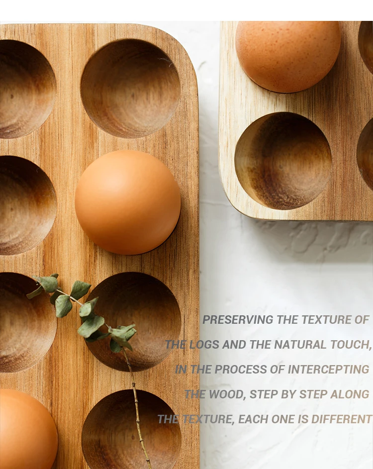 Wooden Egg Storage Box