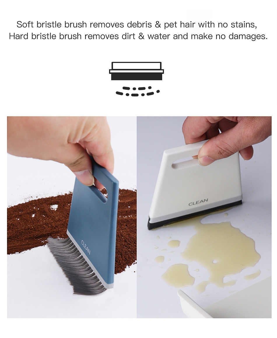 Desktop Coffee Grinder Cleaning Brush / Dustpan Set