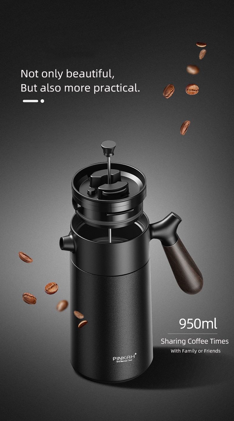 304 Stainless Steel Vacuum Coffee Pot