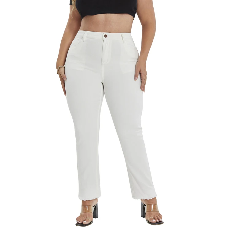 Straight High Waisted Pants