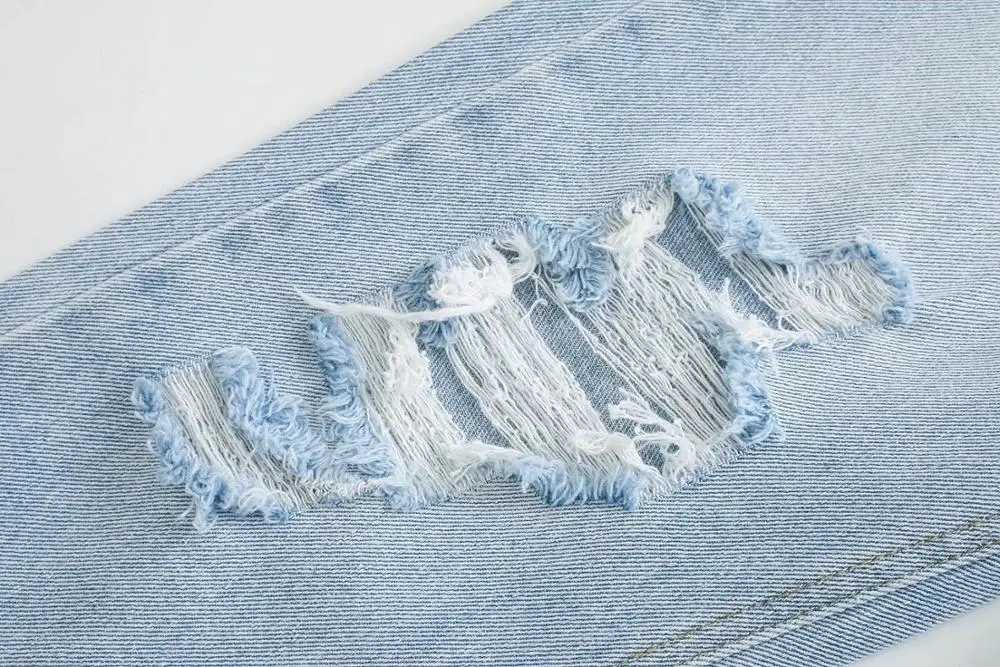 Women's Ripped Style Mom Jeans Women's Ripped Style Mom Jeans