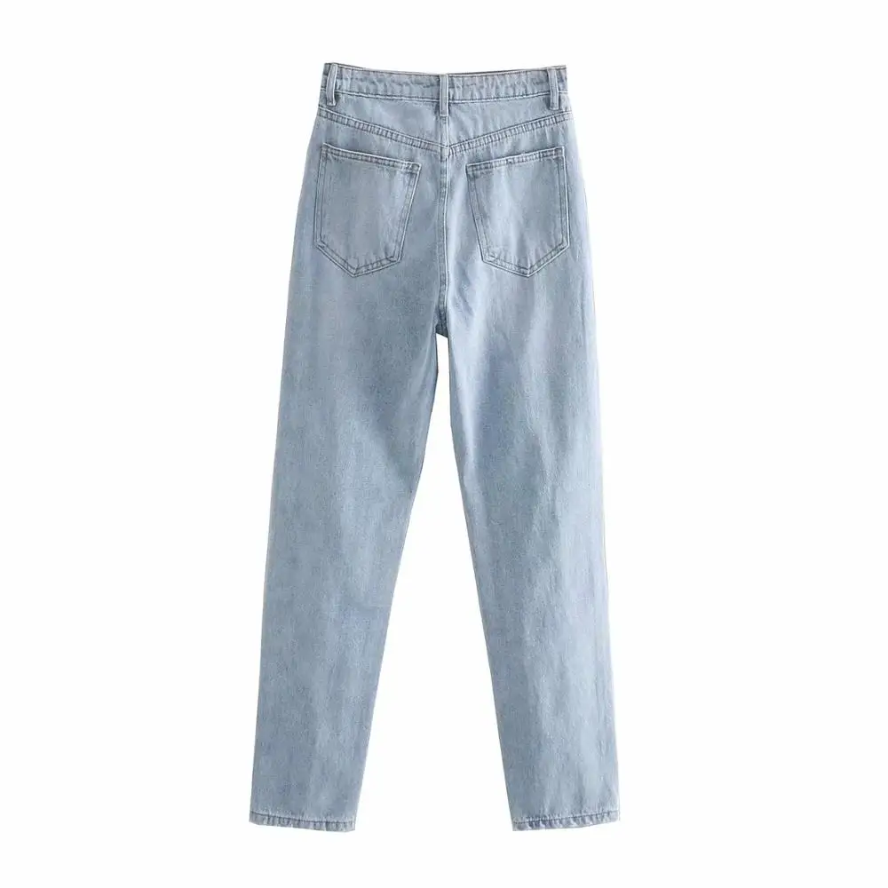 Women's Ripped Style Mom Jeans Women's Ripped Style Mom Jeans