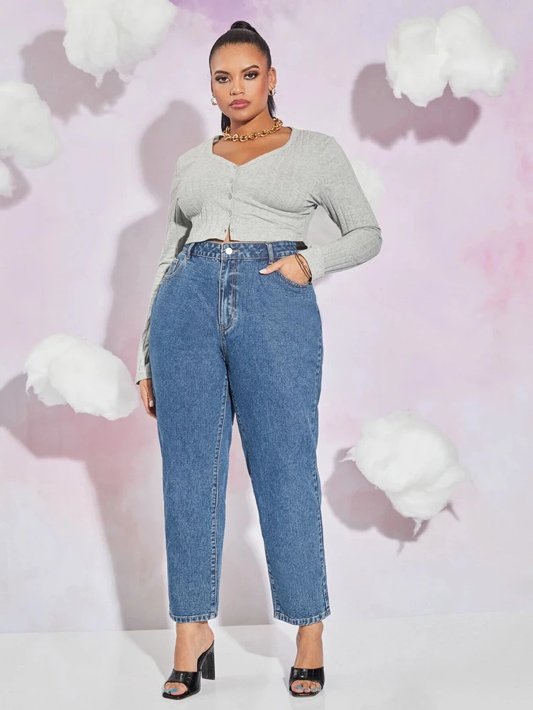 Plus Size Stretchy Jeans