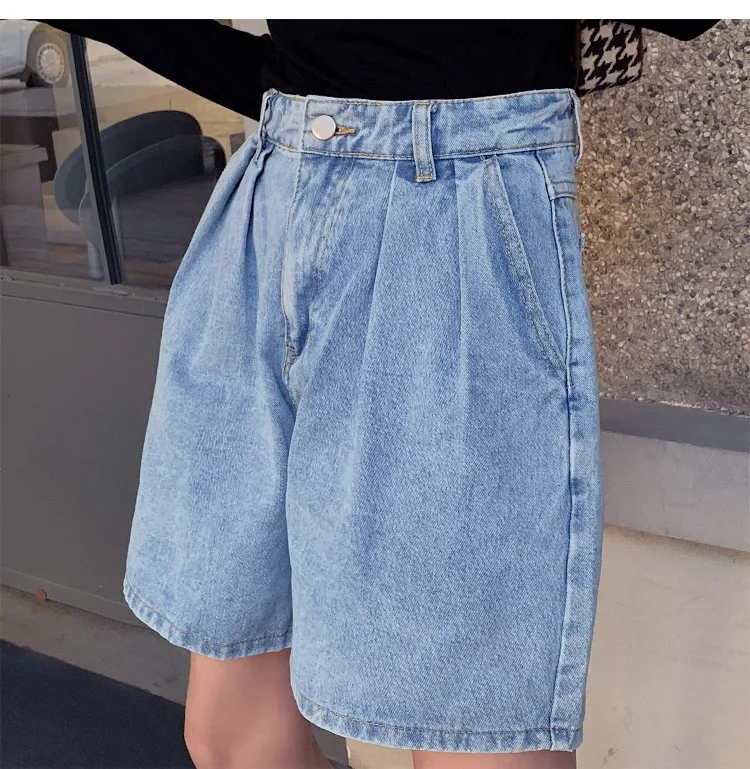 Light Blue Denim Shorts for Women Light Blue Denim Shorts for Women