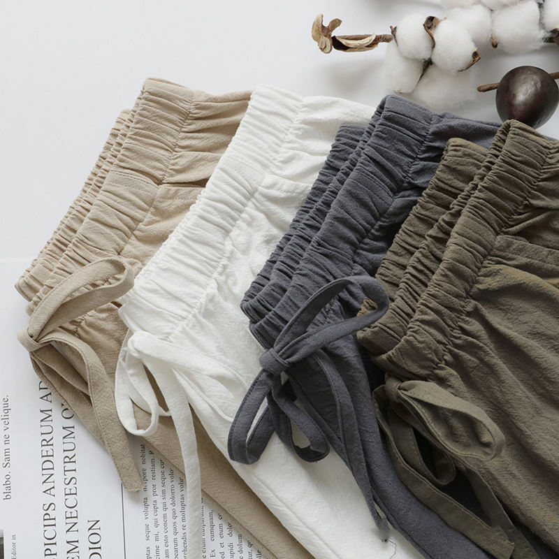 Women's Cotton Linen Shorts