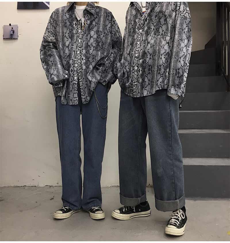 Unisex Shirt in Snake Print Unisex Shirt in Snake Print