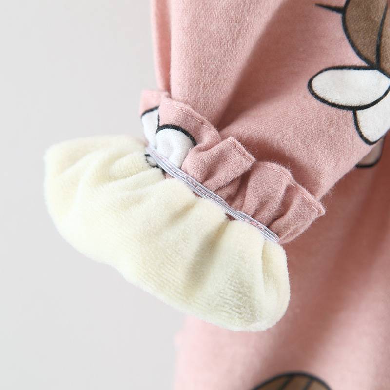 Baby Girl's Warm Winter Dress with Bag