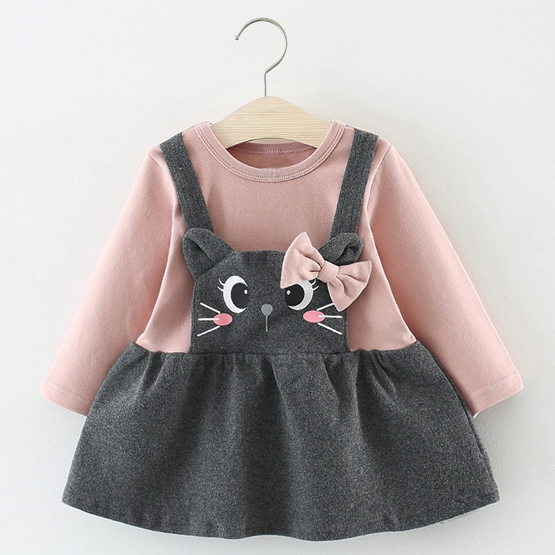 Girls A-Line Autumn Dress