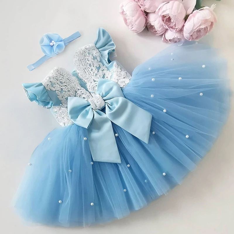 Baby Girls Pearl Decorated Tutu Dress Baby Girls Pearl Decorated Tutu Dress