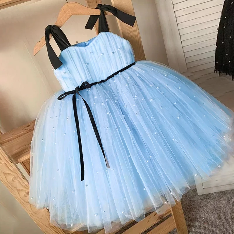 Baby Girls Pearl Decorated Tutu Dress Baby Girls Pearl Decorated Tutu Dress