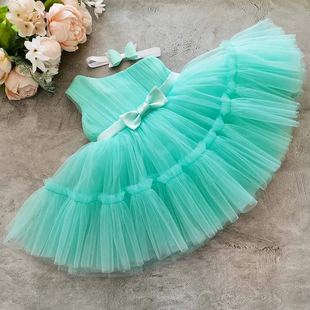 Baby Girls Pearl Decorated Tutu Dress Baby Girls Pearl Decorated Tutu Dress