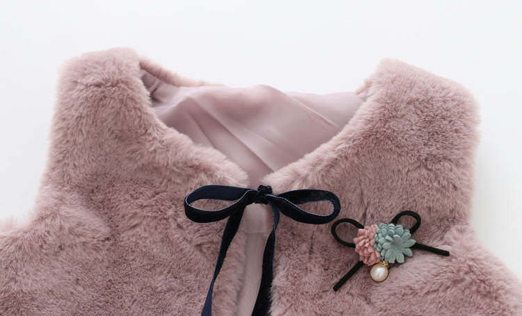 Casual Long Sleeved Cotton Dress with Bow