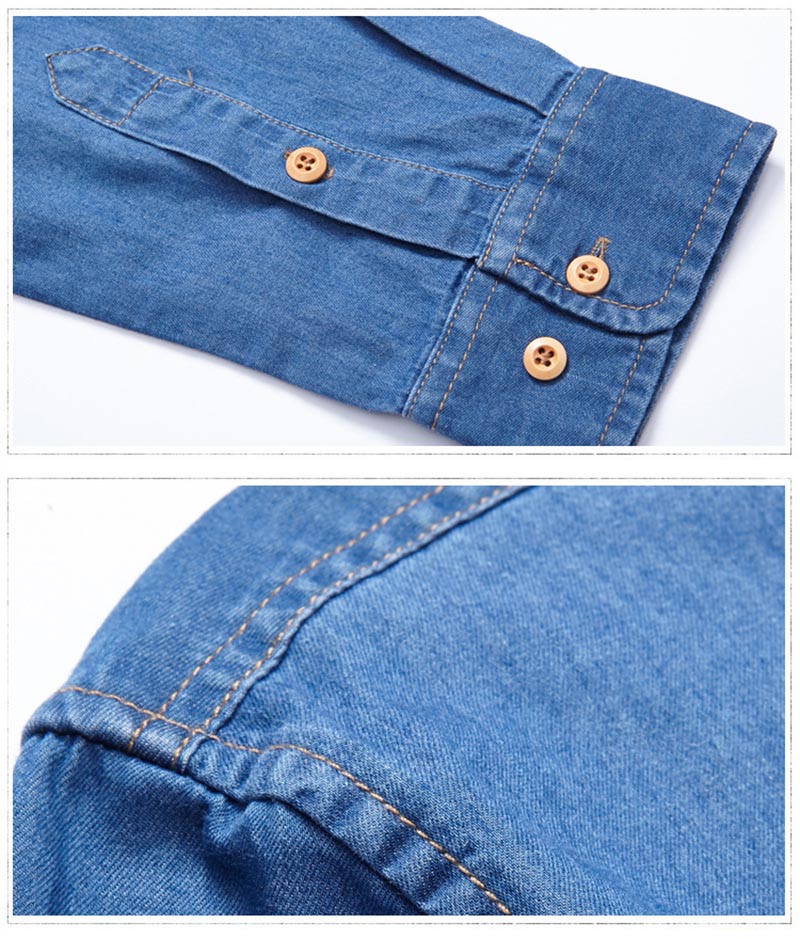 Men's Winter Jeans Shirt