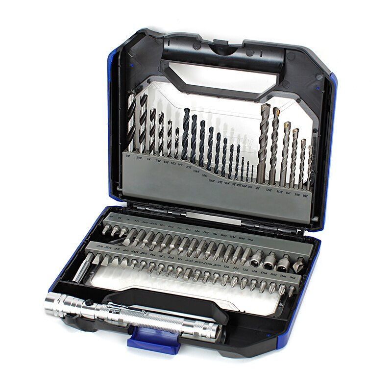 Universal Drill Bits and Screwdriver Heads Kit Universal Drill Bits and Screwdriver Heads Kit