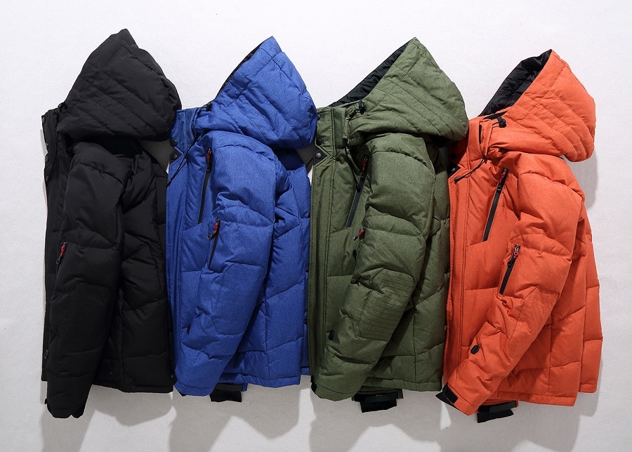 Men's Winter Faux Fur Hooded Jacket