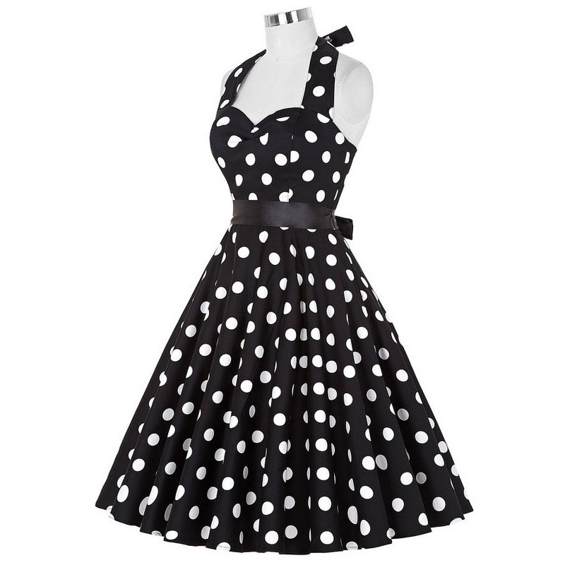 Women's Retro Polka Dot Dress Women's Retro Polka Dot Dress
