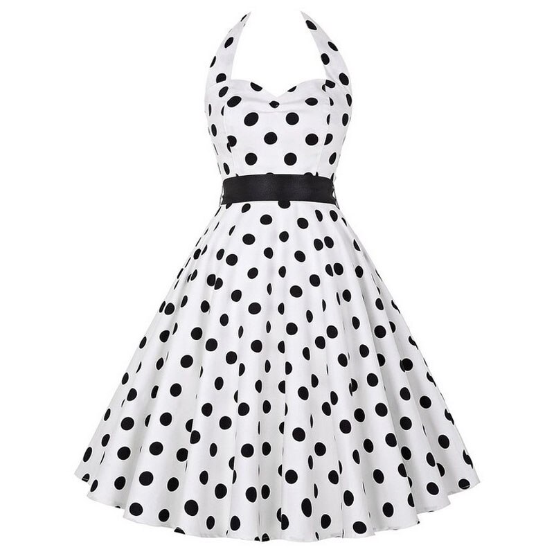 Women's Retro Polka Dot Dress Women's Retro Polka Dot Dress