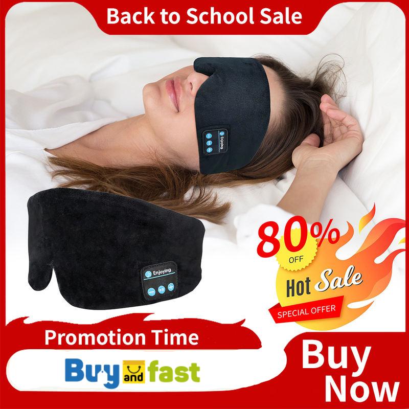 Sleeping Mask With Bluetooth Sleep Headphones Travel Cotton Eye Mask for Women Men Sleep Earphones Wireless Eyemask For Travel Sleeping Mask With Bluetooth Sleep Headphones Travel Cotton Eye Mask for Women Men Sleep Earphones Wireless Eyemask For Travel