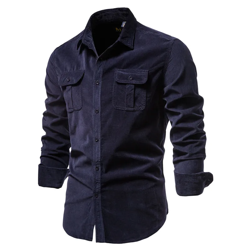 Men's Casual Velour Shirt
