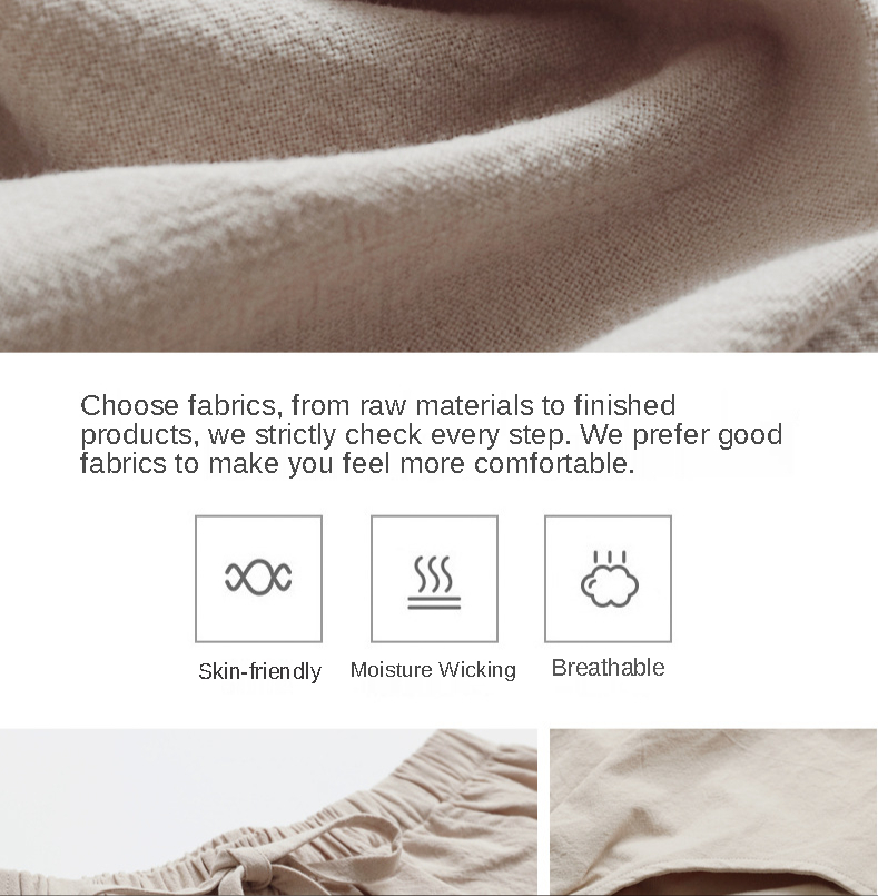 Women's Cotton Linen Shorts