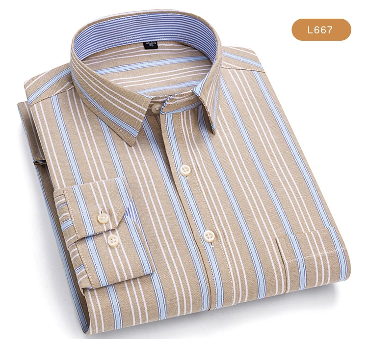 Men's Formal Striped Cotton Shirts