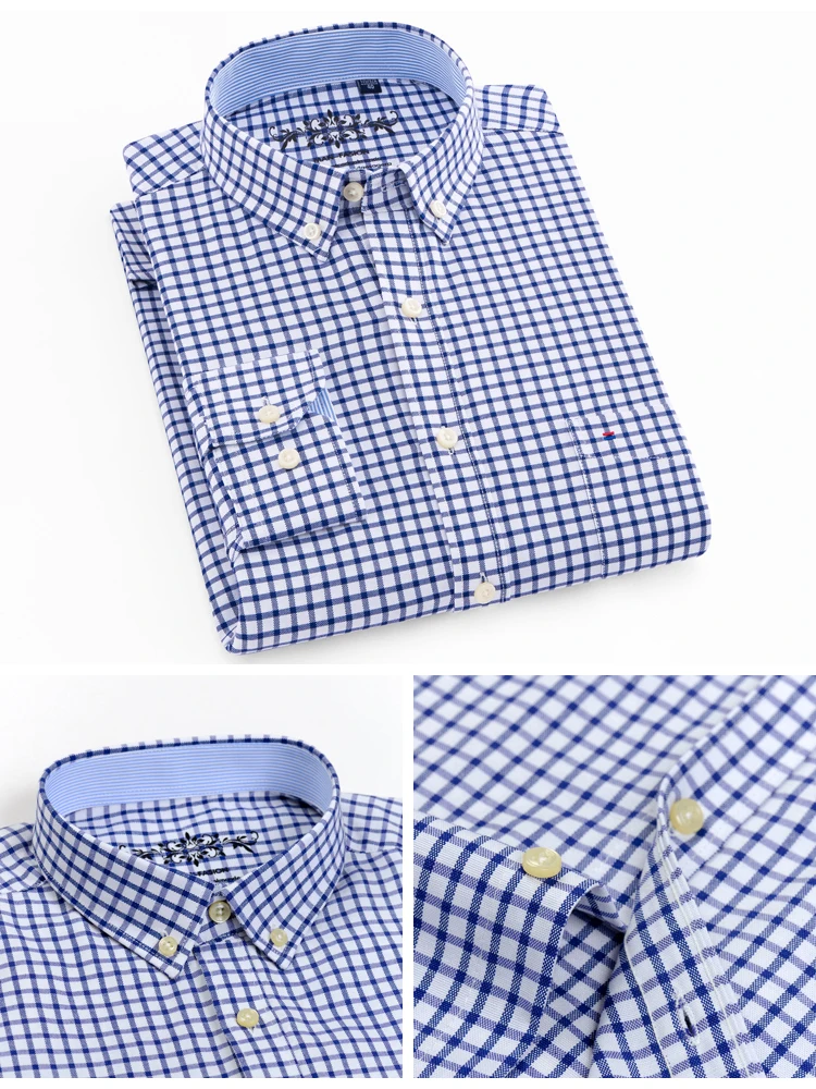 Men's Long Sleeve Oxford Shirt