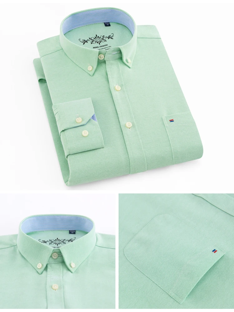 Men's Long Sleeve Oxford Shirt
