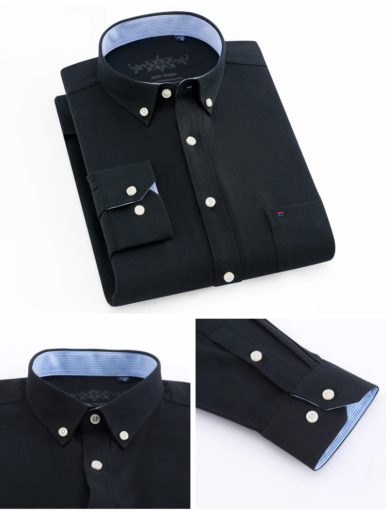 Men's Long Sleeve Oxford Shirt