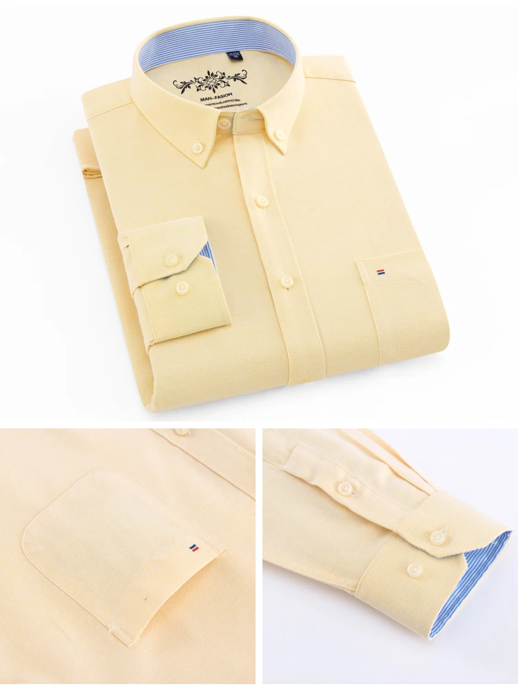 Men's Long Sleeve Oxford Shirt