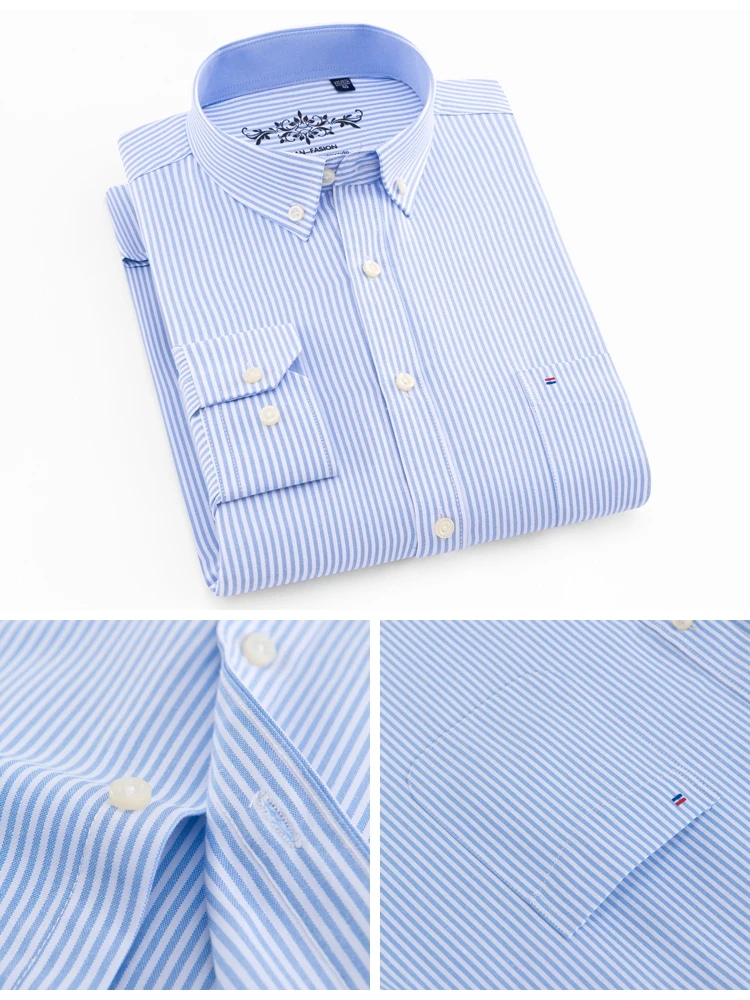 Men's Long Sleeve Oxford Shirt