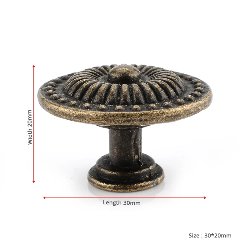 Retro Round Kitchen Cabinet Handle