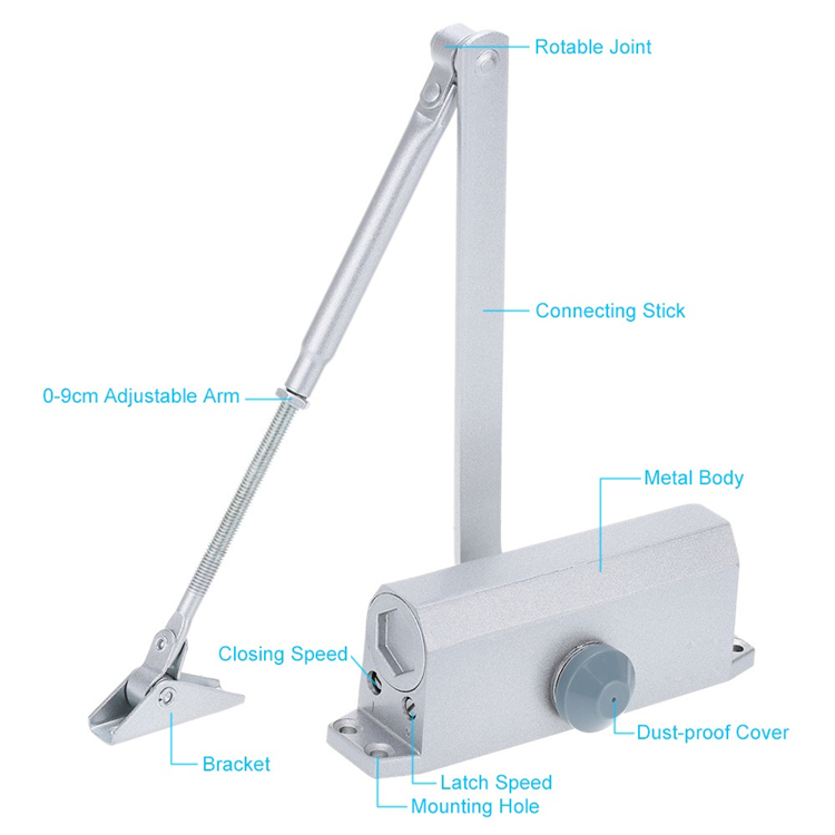 Adjustable Automatic Door Closer