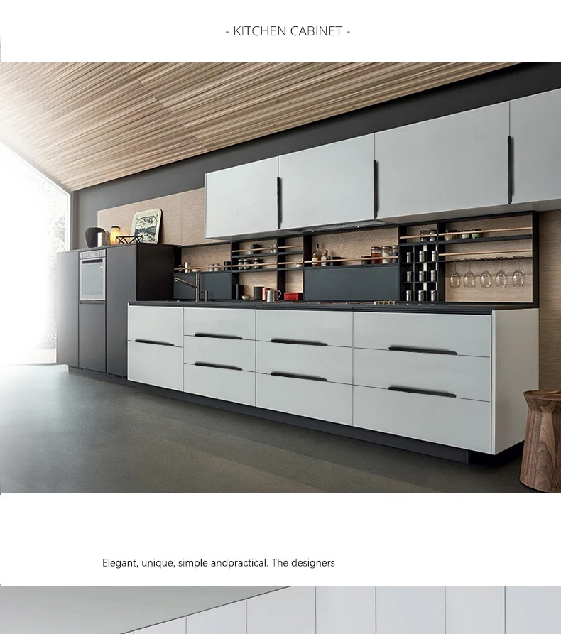 Metal Hidden Cabinet Handles for Kitchen