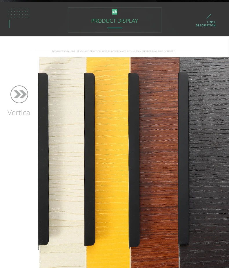 Metal Hidden Cabinet Handles for Kitchen