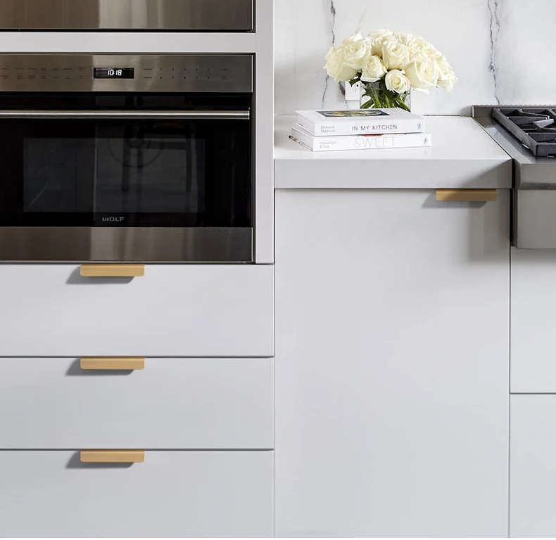 Hidden Handles for Kitchen Cabinets