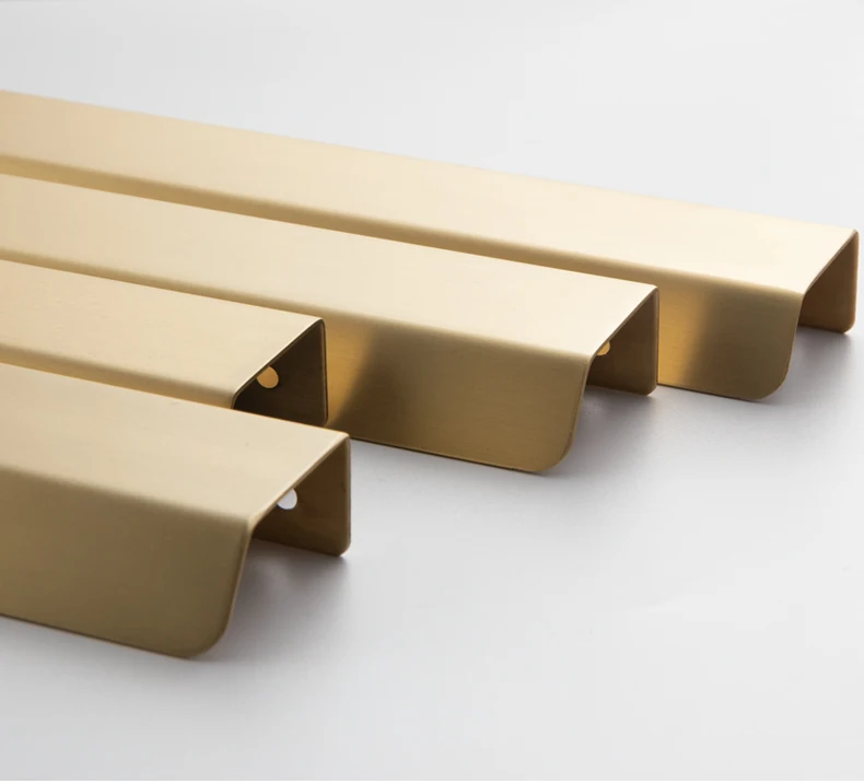 Hidden Handles for Kitchen Cabinets