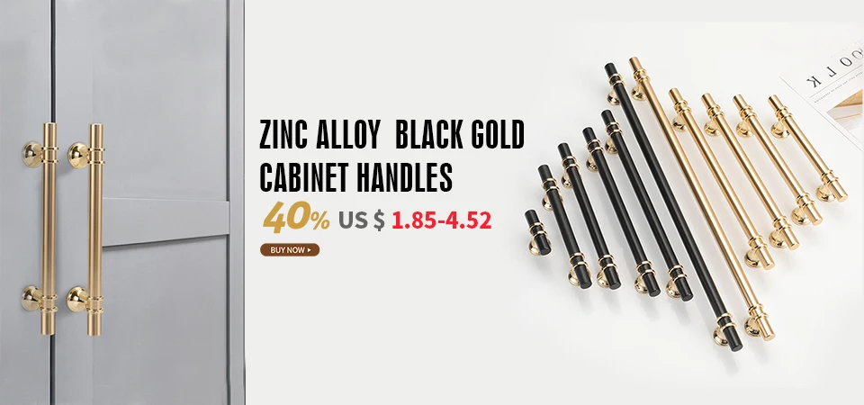 Brushed Black and Gold Door Handles