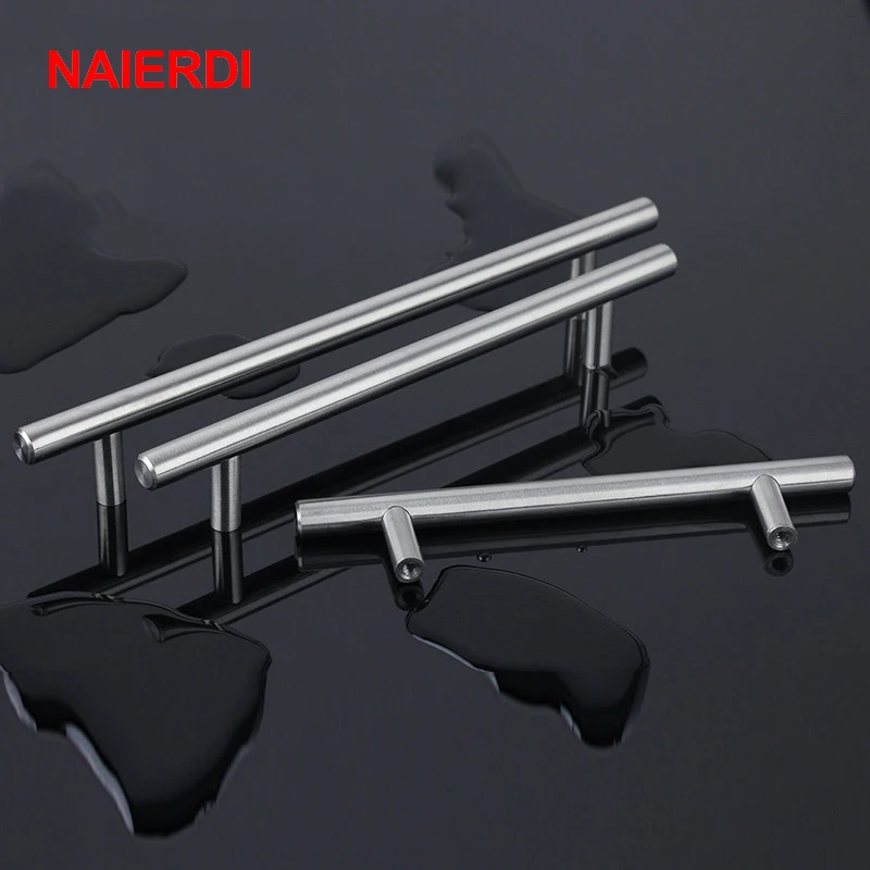 Brushed Black and Gold Door Handles