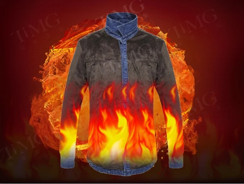 Men's Winter Jeans Shirt