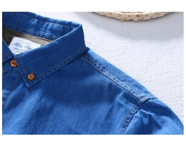 Men's Winter Jeans Shirt