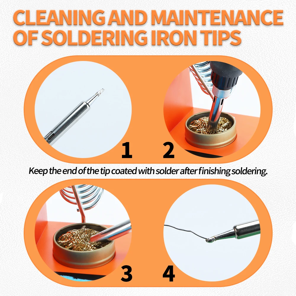 Compact Soldering Kit with Clips