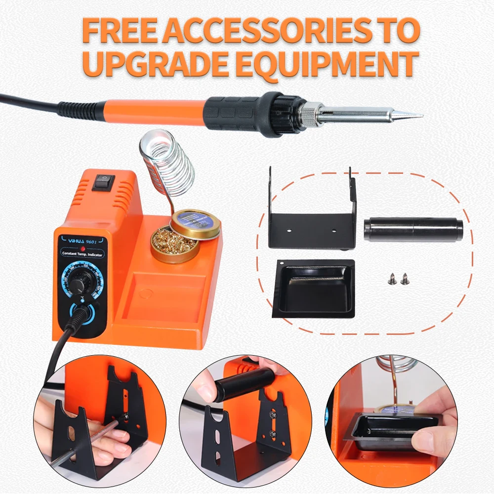 Compact Soldering Kit with Clips