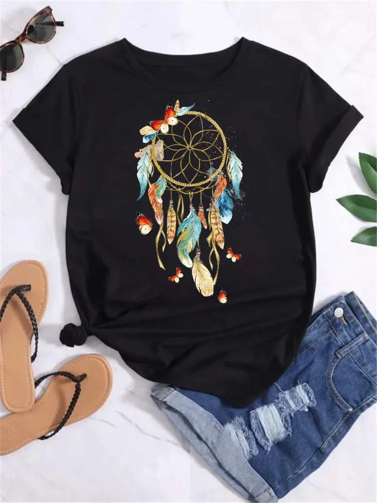Women T Shirt Funny Faith Hope Love Harajuku T-shirt Summer Casual Short Sleeve Tops New Love Heart Woman Tees Black Tops