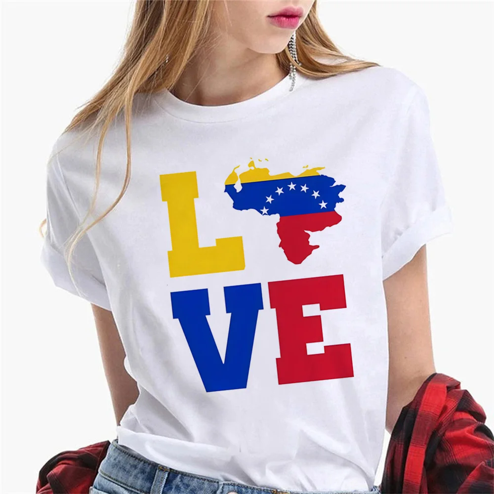 Venezuela tshirt women graphic t shirt girl y2k clothes