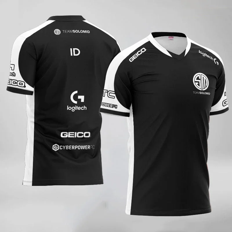 LCS TSM Double lift Bjergsen Uniform Team Solomid Player Jersey ID T Shirts Tee Shirt Clothing Men Women Customized Style Tops